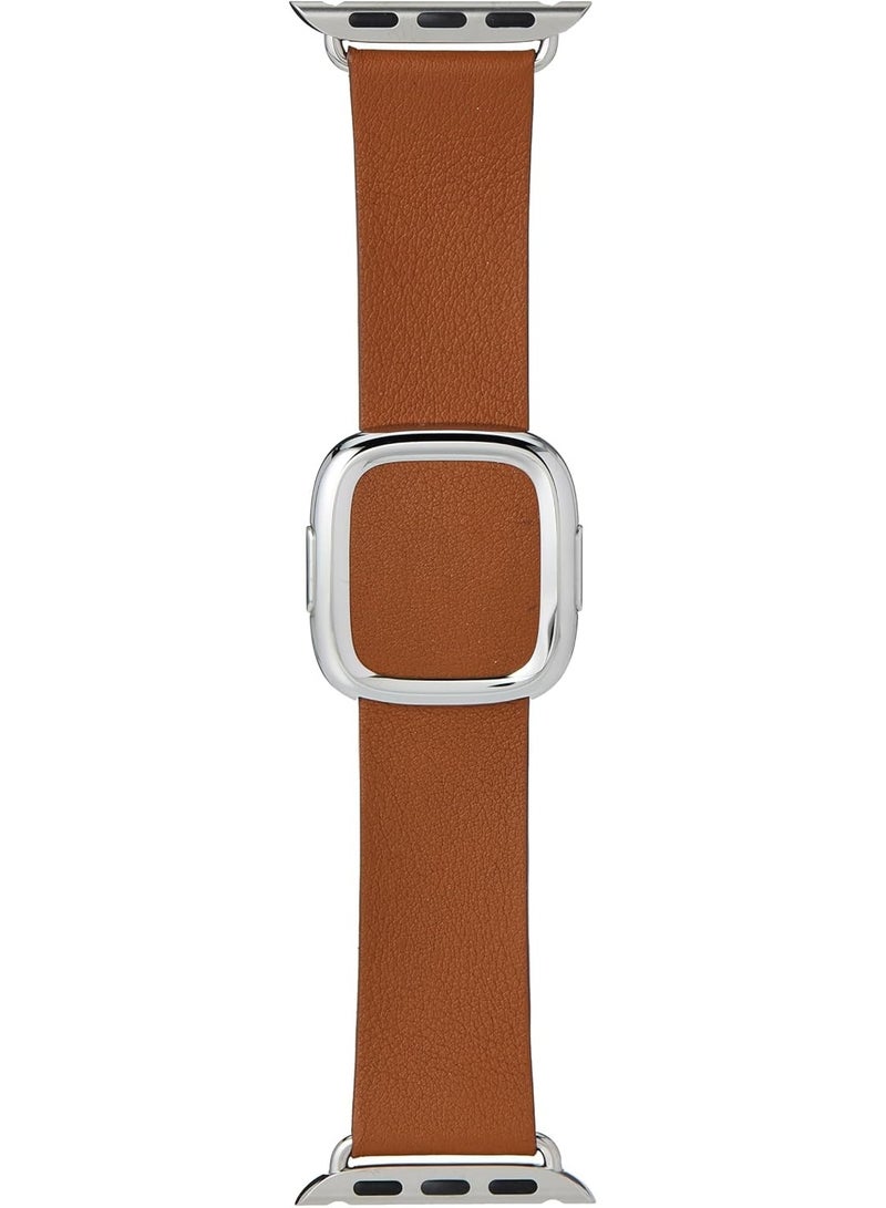 Apple - Watch (40mm) - Modern Buckle - Small Saddle Brown - Image 1