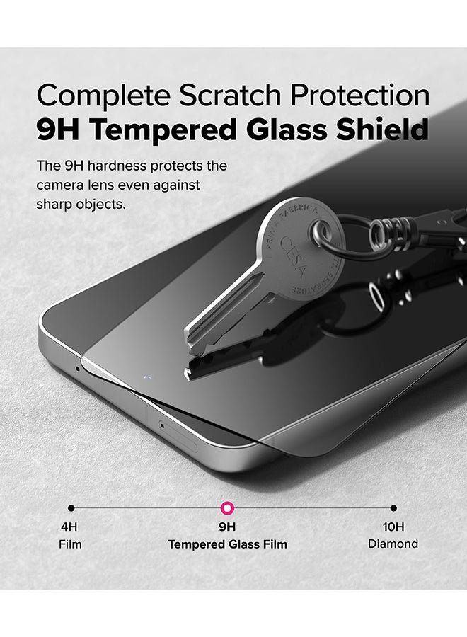 رينجك - Tempered Glass, Easy Slide, For Samsung Galaxy S24 FE Screen Protector, Case Friendly Shatterproof 9H Hardness, Anti-Scratch - Pack of 2 - Clear - Image 1