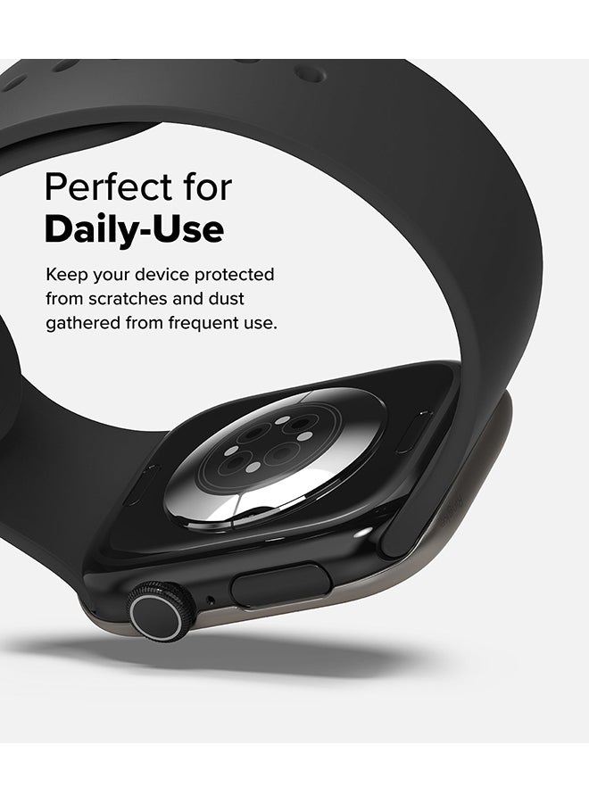Ringke Bezel Styling For Apple Watch 10 46mm Case, Stylish Stainless Steel Frame, Anti Scratch Protector Adhesive Lightweight Cover Accessory - 46-03 - Black - Image 5