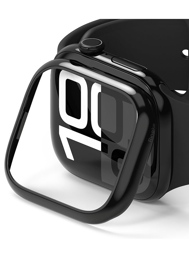 Ringke Bezel Styling For Apple Watch 10 46mm Case, Stylish Stainless Steel Frame, Anti Scratch Protector Adhesive Lightweight Cover Accessory - 46-03 - Black - Image 1