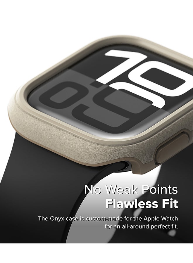 Ringke Onyx For Apple Watch 10 46mm Case, Heavy Duty Rugged TPU Bumper Drop Protection Cover - Sand Grey - Image 5