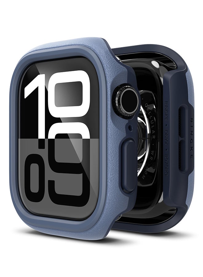 رينجك غطاء أونيكس لساعات آبل ووتش 10 46 مم، غطاء حماية متين من TPU مقاوم للصدمات - - Image 1