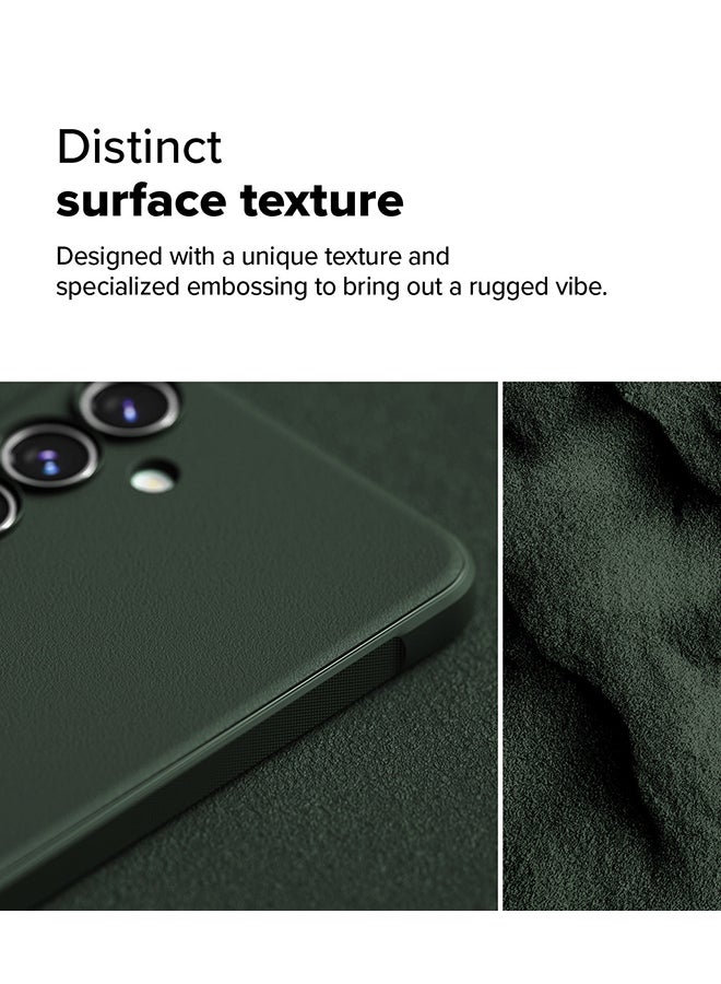 Ringke Onyx For Samsung Galaxy S24 FE Case Enhanced Grip Tough Flexible TPU Shockproof Rugged TPU Bumper Drop Protection Phone Cover - Dark Green - Image 5