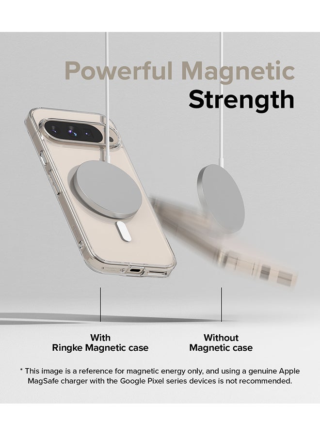 Ringke Fusion Magnetic Case For Google Pixel 9 Pro XL Case Cover Strong Magnet Anti-Fingerprint Rugged Shockproof Protective Phone Cover - Clear  - Image 5