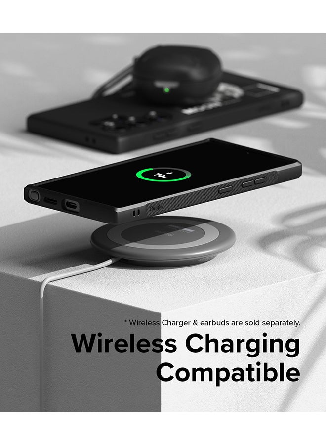 Ringke Onyx For Samsung Galaxy S24 Ultra Case Enhanced Grip Tough Flexible TPU Shockproof Rugged TPU Bumper Drop Protection Phone Cover - Moon - Image 4