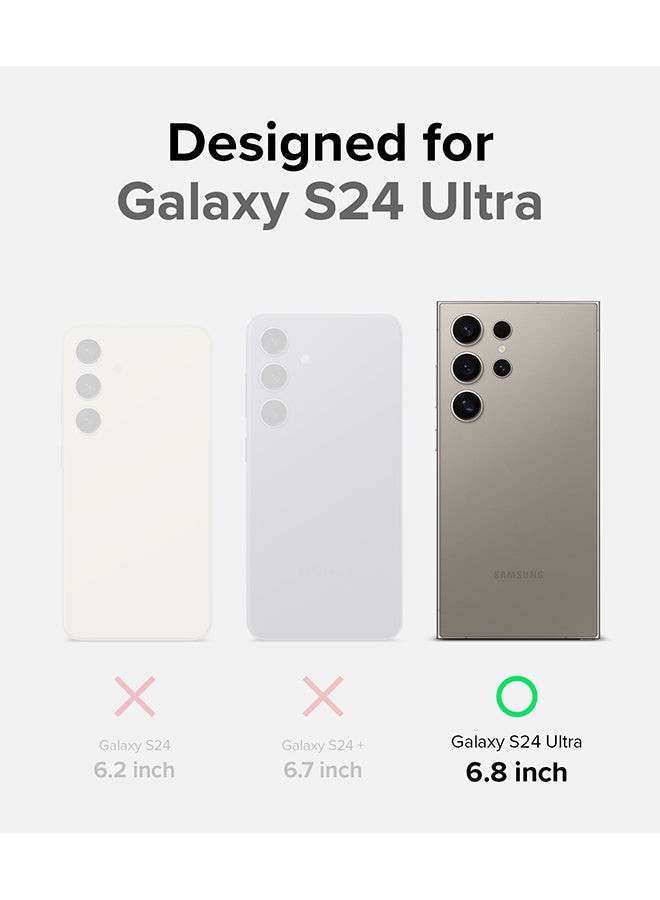 Ringke Onyx For Samsung Galaxy S24 Ultra Case Enhanced Grip Tough Flexible TPU Shockproof Rugged TPU Bumper Drop Protection Phone Cover - Moon - Image 2