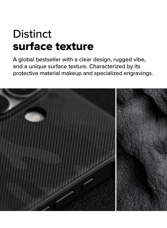 Ringke Onyx For iPhone 16 Case Enhanced Grip Tough Flexible TPU Shockproof Rugged TPU Bumper Drop Protection Phone Cover - Camo Black - Image 5