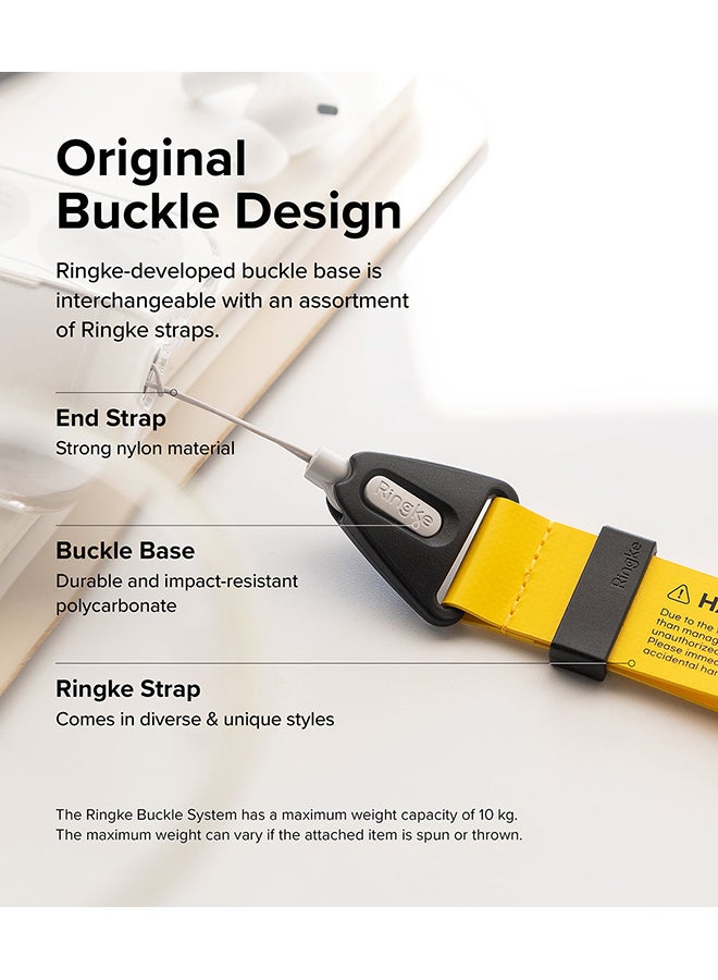 رينجك - Hand Strap, Wrist Lanyard String Strap Designed for Universal iPhone/Galaxy/Android Cell Phone Case, Digital Camera, DSLR, Tablet, Keys, ID - Danger Yellow - Image 1