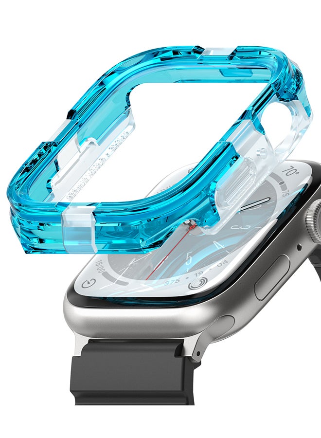 رينجك حافة فيوجن لساعات آبل 9 / 8 / 7 45 مم، علبة ساعة آبل SE / 6 / 5 / 4 44 مم، غطاء مزدوج الطبقات للنساء والرجال - نيون - Image 1