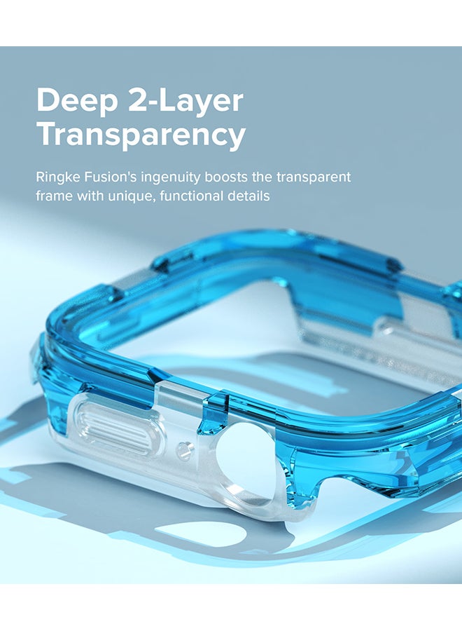 رينجك حافة فيوجن لساعات آبل 9 / 8 / 7 45 مم، علبة ساعة آبل SE / 6 / 5 / 4 44 مم، غطاء مزدوج الطبقات للنساء والرجال - نيون - Image 5