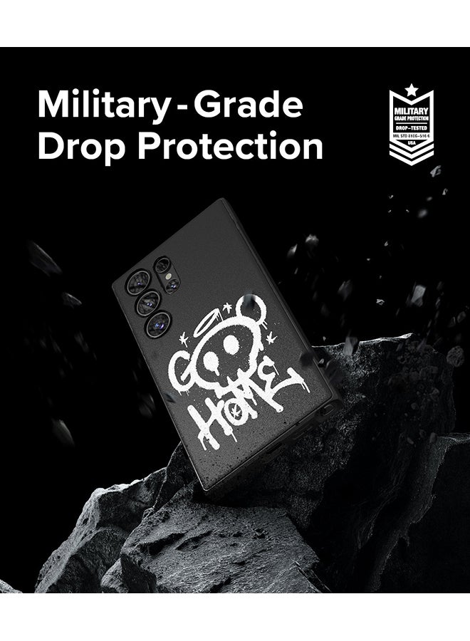 Ringke Onyx For Samsung Galaxy S24 Ultra Case Enhanced Grip Tough Flexible TPU Shockproof Rugged TPU Bumper Drop Protection Phone Cover - Graffiti 2 - Image 5