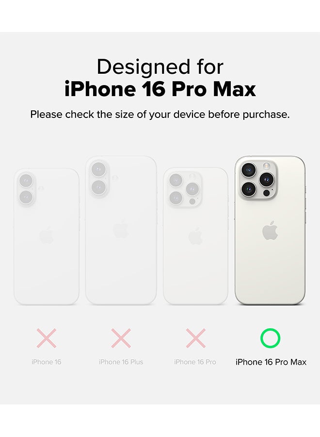 Ringke - Fusion Card For iPhone 16 Pro Max Case Back Cover Transparent Hard Back Soft Flexible TPU Bumper with Built-in Slim Card Holder Wallet - Clear Clear - Image 1