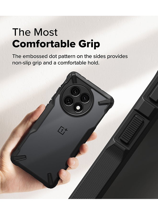 Ringke Fusion-X For OnePlus 13R Case Cover , Rugged Heavy Duty Shockproof Protection Hybrid Scratch Resistant Shockproof Protection Phone Cover - Black - Image 4