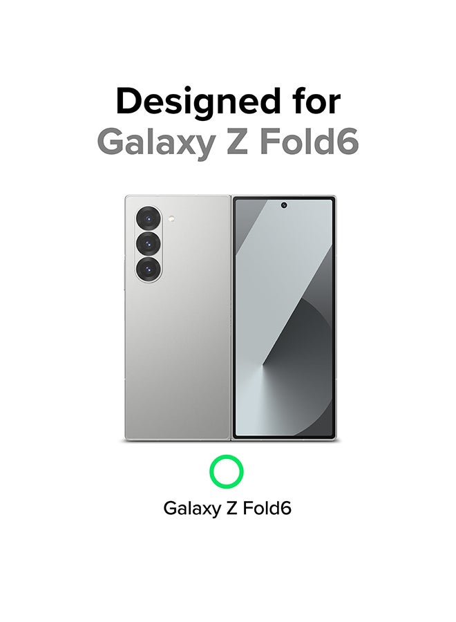 Ringke Slim Magnetic For Samsung Galaxy Z Fold 6 Case Compatible with MagSafe , Solid Sleek Protective Transparent Back Phone Cover - Black  - Image 2