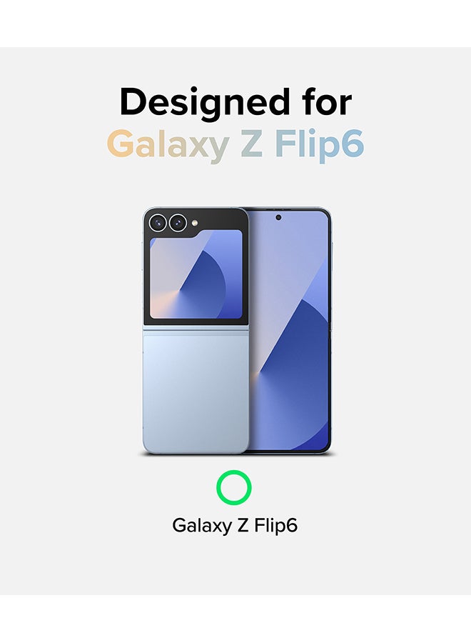 Ringke Fusion Design For Samsung Galaxy Z Flip 6 Case Cover Transparent PC Back  Soft Flexible TPU Bumper  Back Phone Cover - Dry Flowers - Image 2