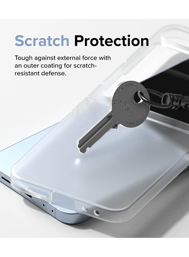 Ringke Slim Case for Samsung Galaxy Z Flip 6, Non-Yellowing Transparent Hard PC Thin Premium PC Lightweight Protective Phone Cover - Matte Clear - Image 5