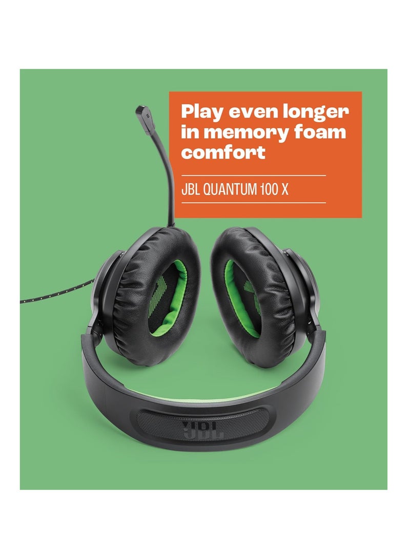 JBL Quantum 100X Console - Gaming Headset for Xbox Black - Image 3