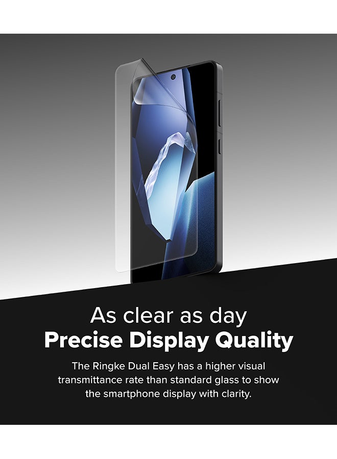 Ringke Dual Easy Film For OnePlus 13R Screen Protector, Anti-Scratch Self-Healing Protection HD Quality Film with Easy Installation Tool - Pack of 2 - Clear - Image 5