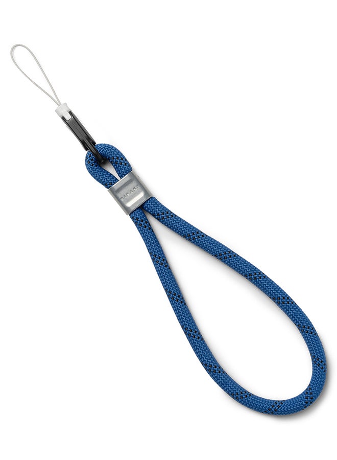 Ringke Rope Hand Strap [Adjustable Phone Wrist Strap] Universal Multifunctional Camera Lanyard Wristlet Designed for Phone Cases, Earbuds, Cameras, Car Keys - Blue - Image 1