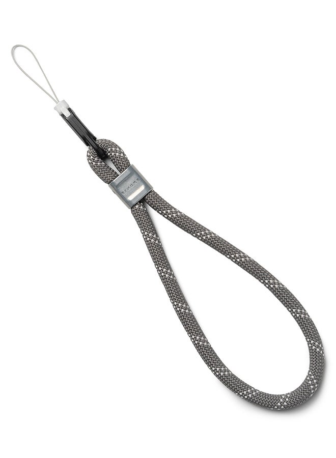 Ringke Rope Hand Strap, Adjustable Phone Wrist Strap, Universal Multifunctional Camera Lanyard Wristlet Designed for Phone Cases, Earbuds, Cameras, Car Keys - Grey - Image 1