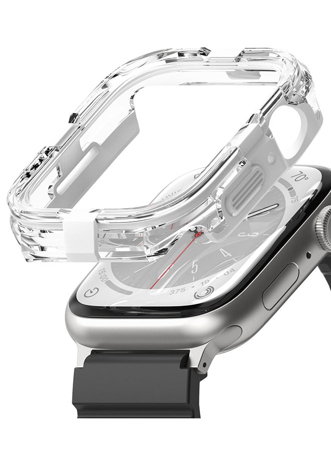 Ringke Fusion Bumper For Apple Watch 9 / 8 / 7 45mm, Apple Watch SE / 6 / 5 / 4 44mm Case, Double-layer Cover for Women, Men - White - Image 1