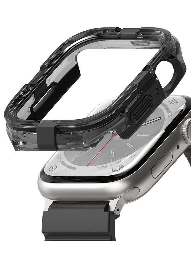 Ringke Fusion Bumper For Apple Watch 9 / 8 / 7 45mm, Apple Watch SE / 6 / 5 / 4 44mm Case, Double-layer Cover for Women, Men - Black - Image 1