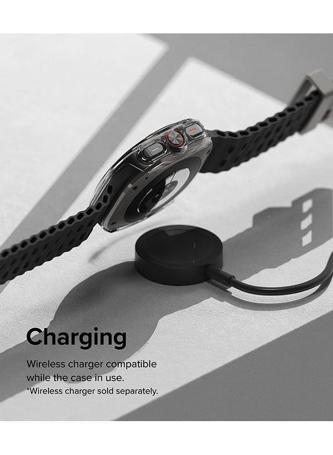 رينجك غطاء زجاجي رفيع وممتد لجهاز سامسونج جالكسي ووتش ألترا، واقي ضد الخدوش، إطار لاصق، غطاء ملحق، واقي شاشة كامل التغطية - - Image 4