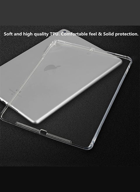 ipad 3rd Generation 10.5 Model 2019 A2152/A2123/A2153/A2154 and 2017 A1701/A1709/A1852 Shockproof Transparent Case Cover - Clear