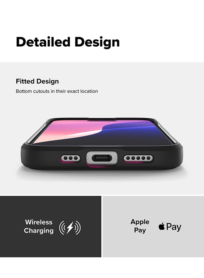 Ringke Onyx For iPhone 16 Plus Case Enhanced Grip Tough Flexible TPU Shockproof Rugged TPU Bumper Drop Protection Phone Cover - Camo Black - Image 5