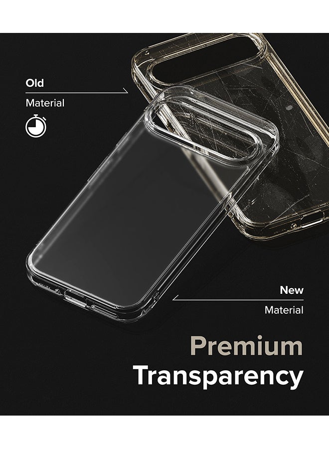 Ringke - Fusion For Google Pixel 9 Pro XL Case Cover Transparent PC Back Flexible TPU Bumper Shockproof Protection Phone Cover - Matte Clear - Image 1