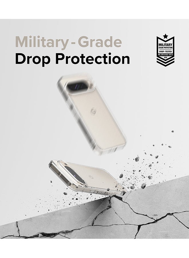 Ringke - Fusion For Google Pixel 9 Pro XL Case Cover Transparent PC Back Flexible TPU Bumper Shockproof Protection Phone Cover - Matte Clear - Image 1