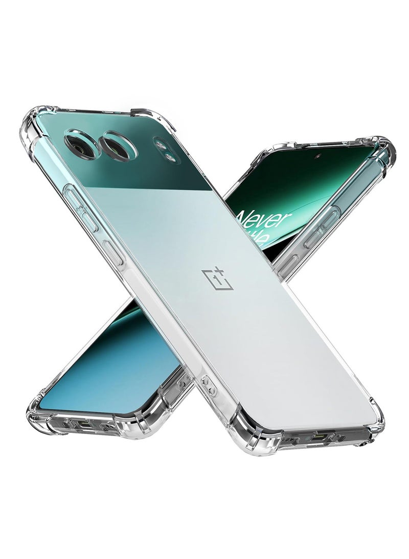 مارجون - OnePlus Nord 4 5G Gorilla Case Cover TPU Clear Protective Case Rugged Shockproof and Durable Back Cover Clear-1 - Image 1
