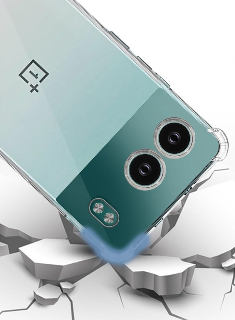 مارجون - OnePlus Nord 4 5G Gorilla Case Cover TPU Clear Protective Case Rugged Shockproof and Durable Back Cover Clear-1 - Image 1