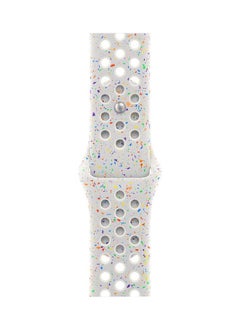 Apple 42MM Pure Platinum Nike Sport Band ML Lake Green  - Image 1
