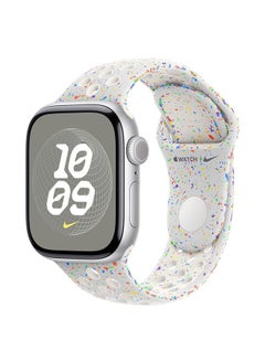 Apple 42MM Pure Platinum Nike Sport Band ML Lake Green  - Image 2