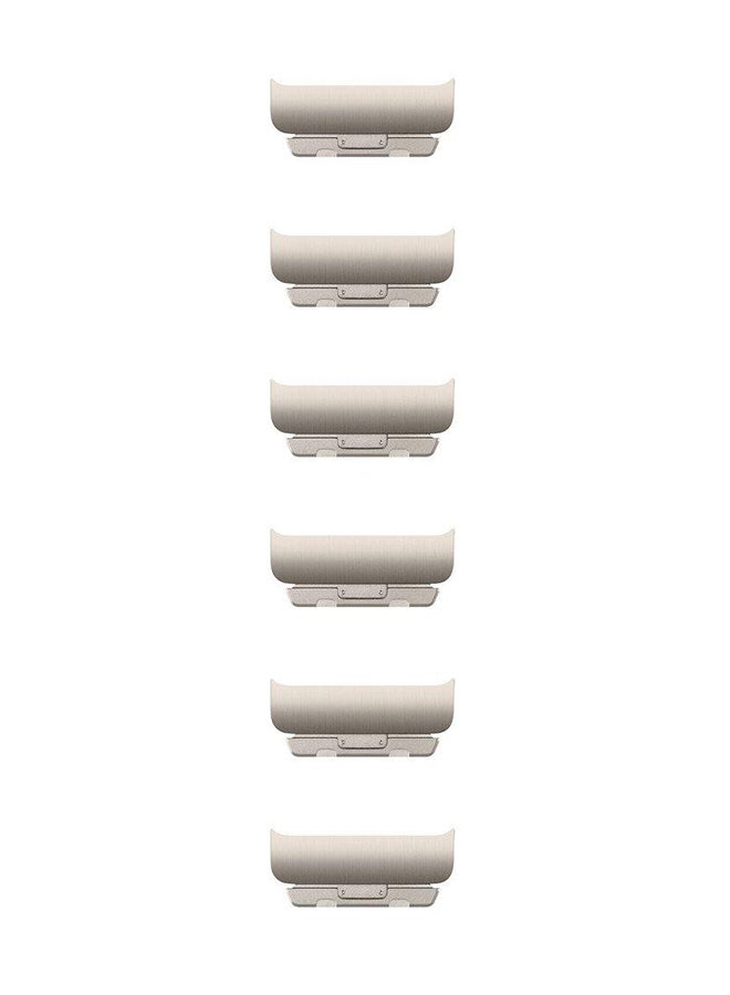 Apple - 46MM Natural Link Bracelet Kit VOLT SPLASH - Image 1