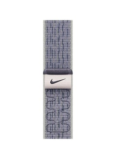 Apple 40MM Grey Blue Nike Sport Loop Black  - Image 3