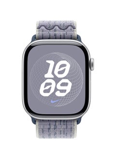 Apple 40MM Grey Blue Nike Sport Loop Black  - Image 2
