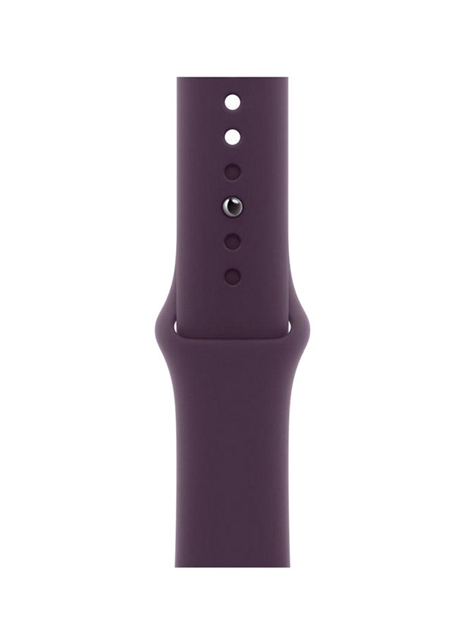 Apple - 46MM Plum Sport Band ML Plum - Image 1