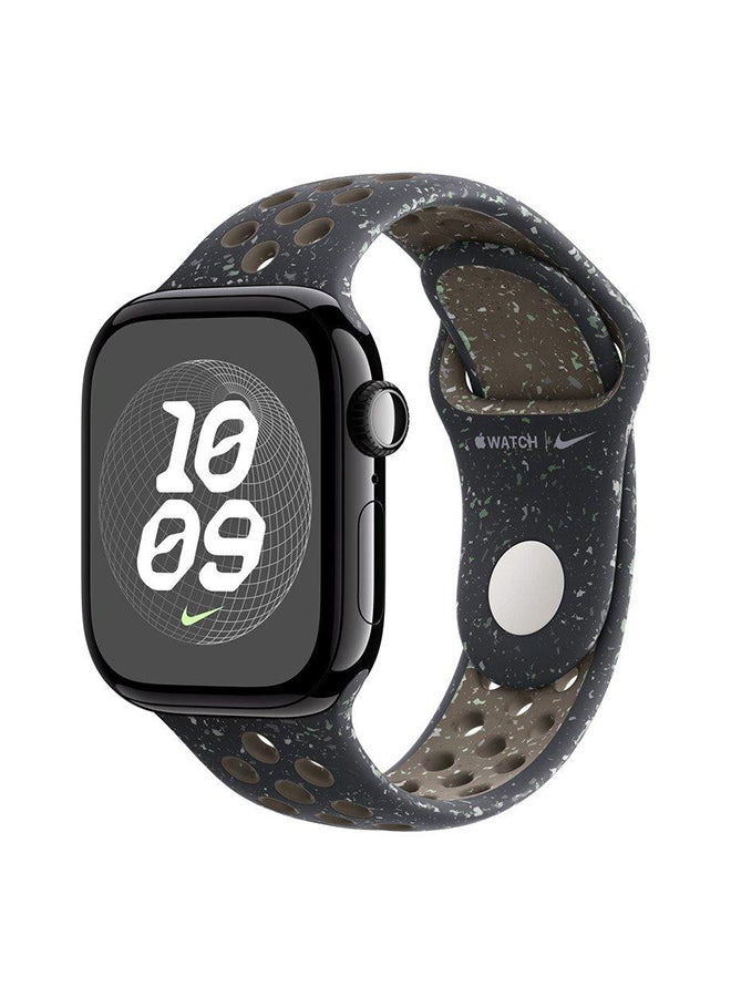 أبل 42MM Midnight Sky Nike Sport Band SM Lake Green  - Image 2