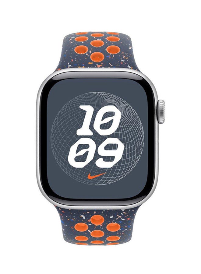 ابل  42MM Blue Flame Nike Sport Band ML MIDNIGHT SKY - Image 3