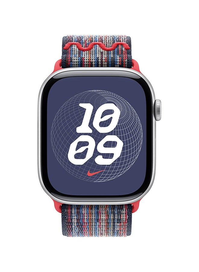 أبل 42MM BlueRed Nike Sport Loop Grey/Blue  - Image 2