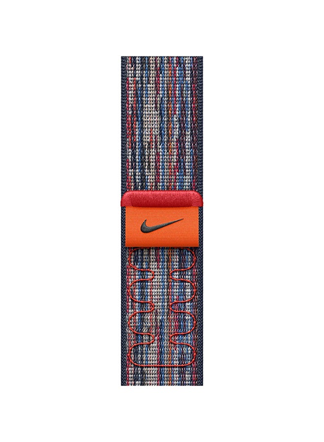 أبل 42MM BlueRed Nike Sport Loop Grey/Blue  - Image 3