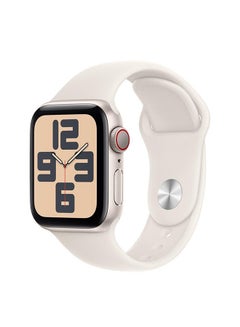 Apple 46MM Starlight Sport Band ML Stone Gray  - Image 2