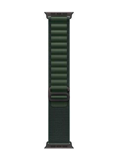 Apple 49MM Dark Green Alpine Loop Large Natural Titanium Finish OLIVE ALPHINE  - Image 1