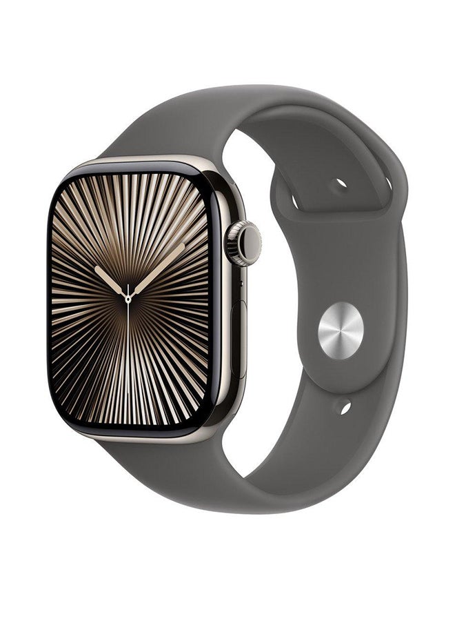 Apple 46MM Stone Gray Sport Band SM Slate - Image 2