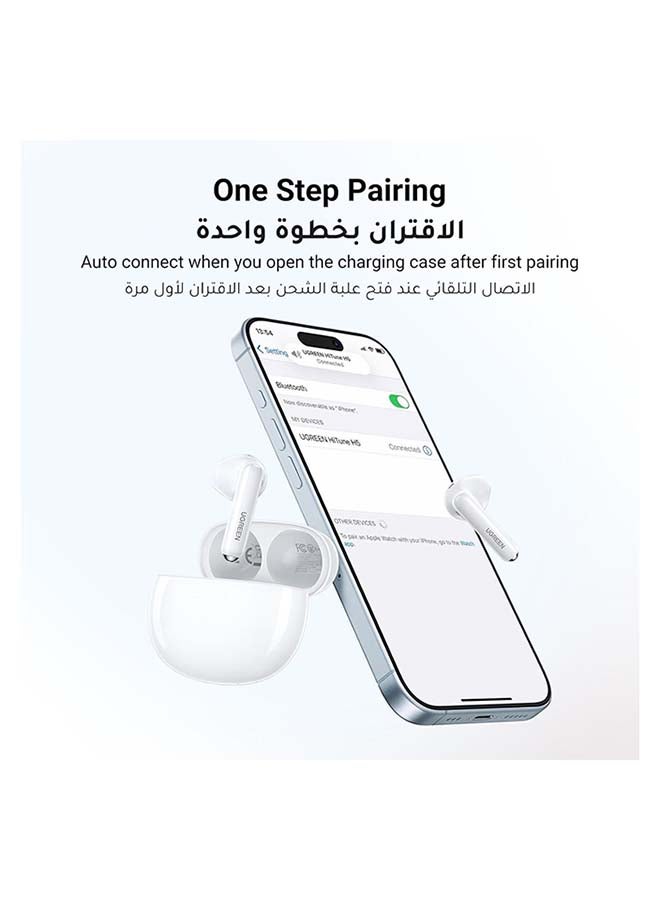 Ugreen HiTune H5 True Wireless Earbuds White White  - Image 3