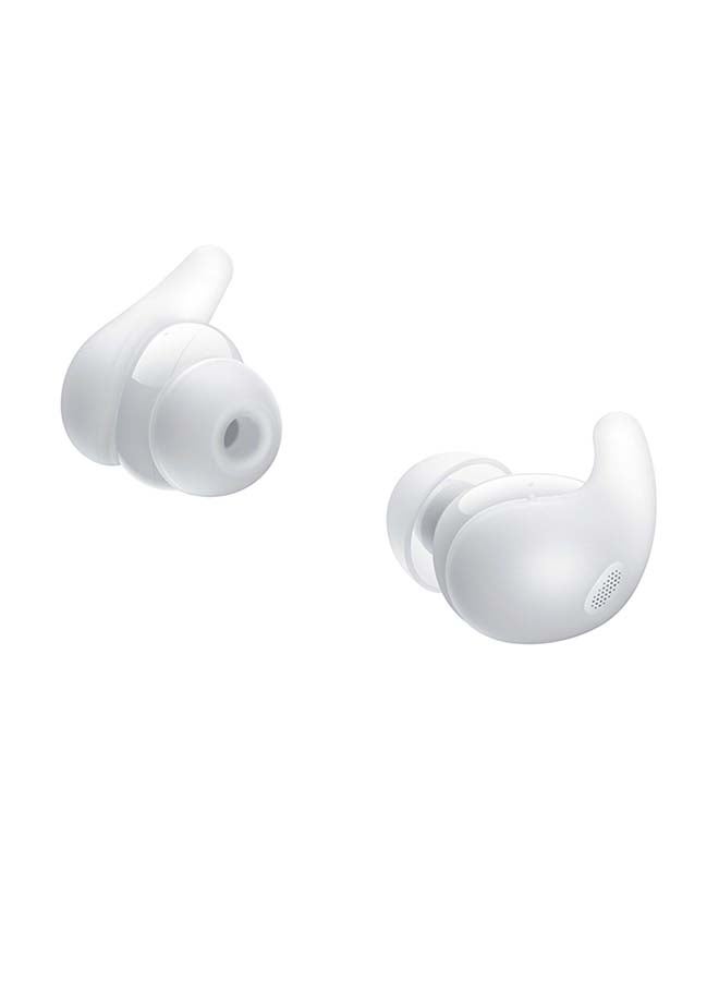 Sony Link Buds Fit TWS  Noise Canceling Earbud with Air Fitting Supporters White White  - Image 1