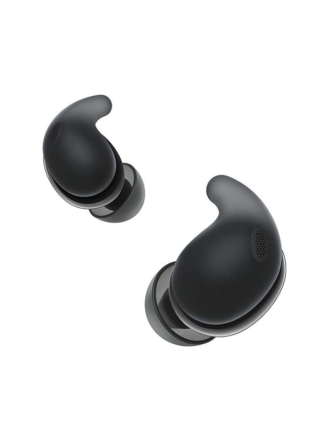 Link Buds Fit TWS  Noise Canceling Earbud with Air Fitting Supporters Black Black