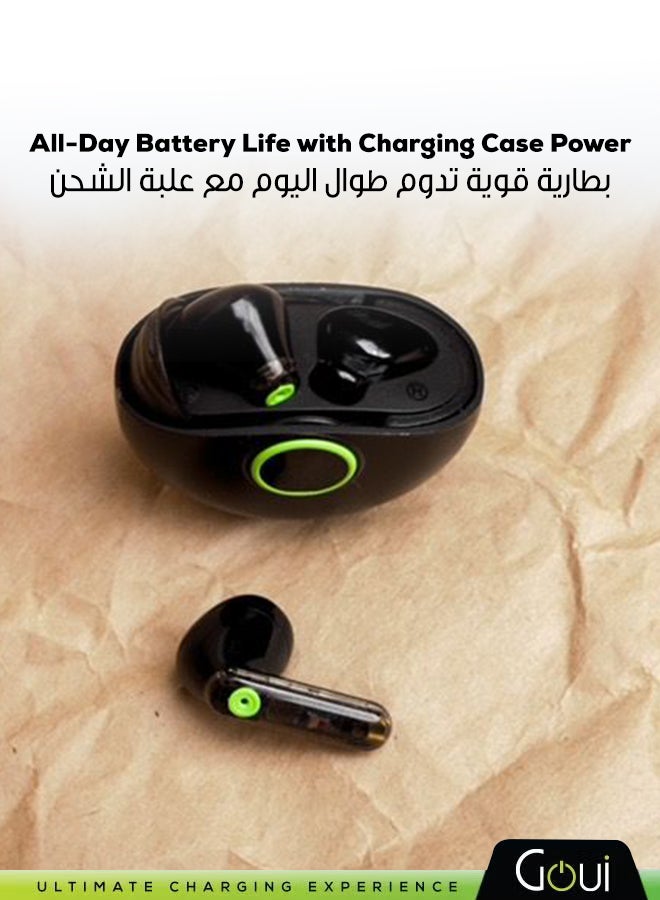 جوي جي بودز بلس سماعات أذن لاسلكية  – سماعات TWS بتقنية بلوتوث 5.3، بطارية قوية مع علبة شحن، تشغيل حتى 12 ساعة، اتصال مستقر حتى 10 أمتار، حجم مدمج و تصميم مريح - Image 5